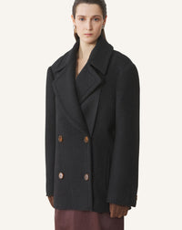 Caban droit - Anthracite