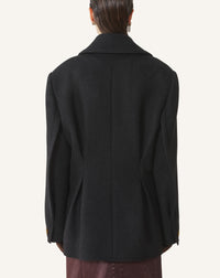 Caban droit - Anthracite