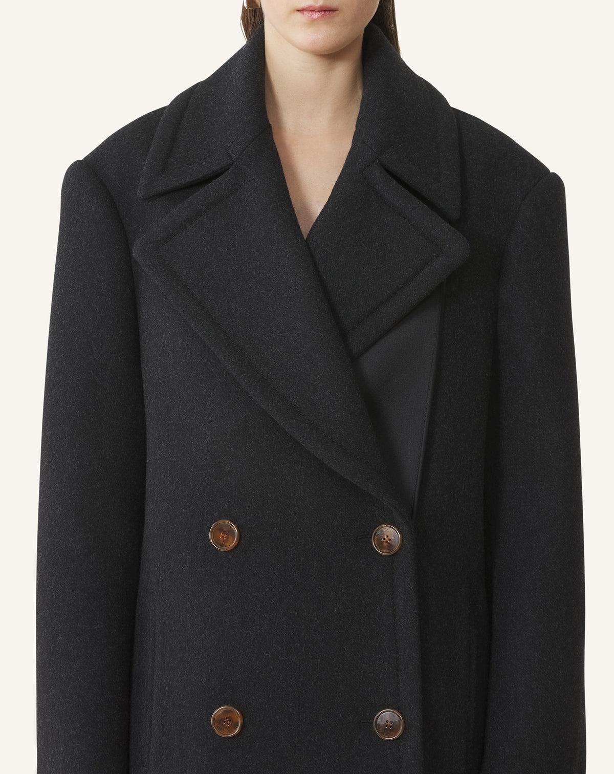 Caban droit - Anthracite