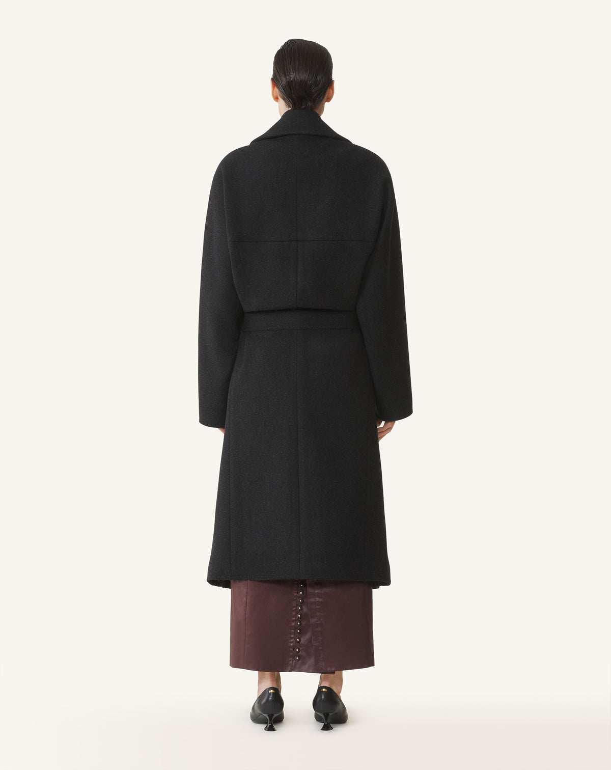 Caban long - Anthracite