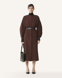 Robe chemise - Mocca