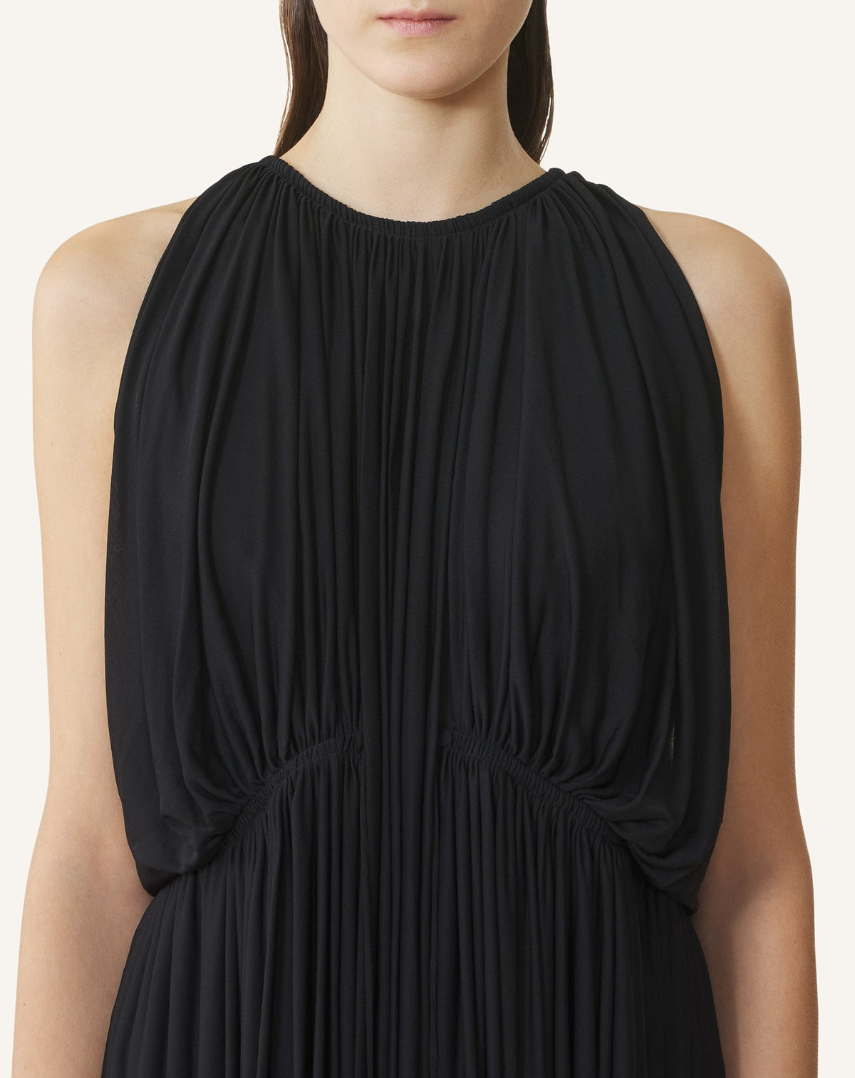 Boétie - mini robe drapée - Noir
