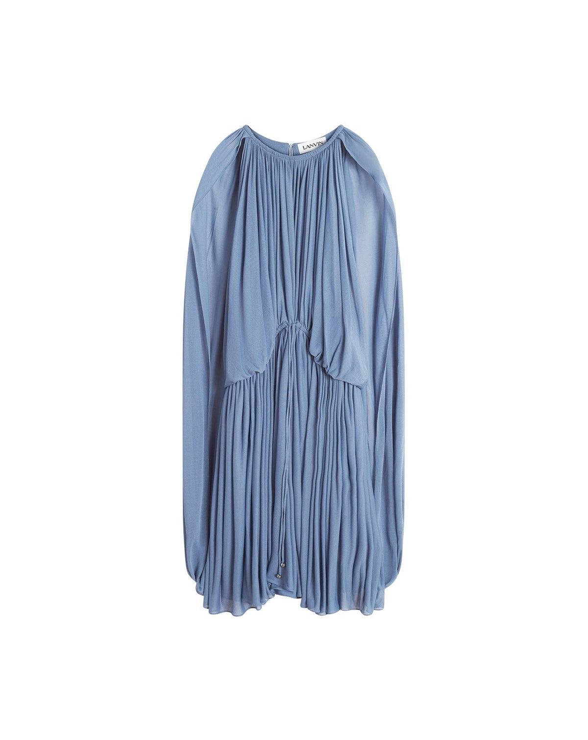Boétie - mini robe drapée - Bleu fume clair