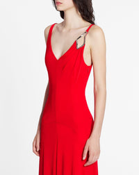 Sleeveless midi dress - Flamme