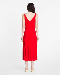 Sleeveless midi dress - Flamme