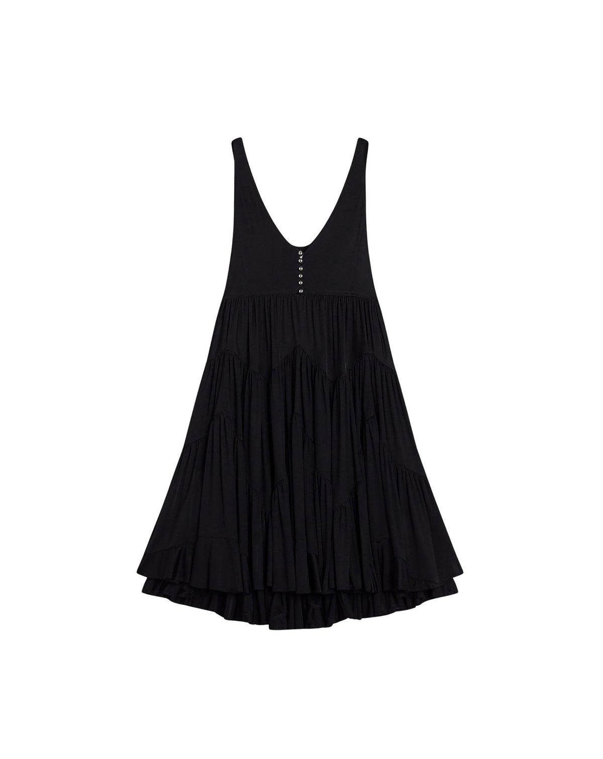 Robe courte sans manches - Noir