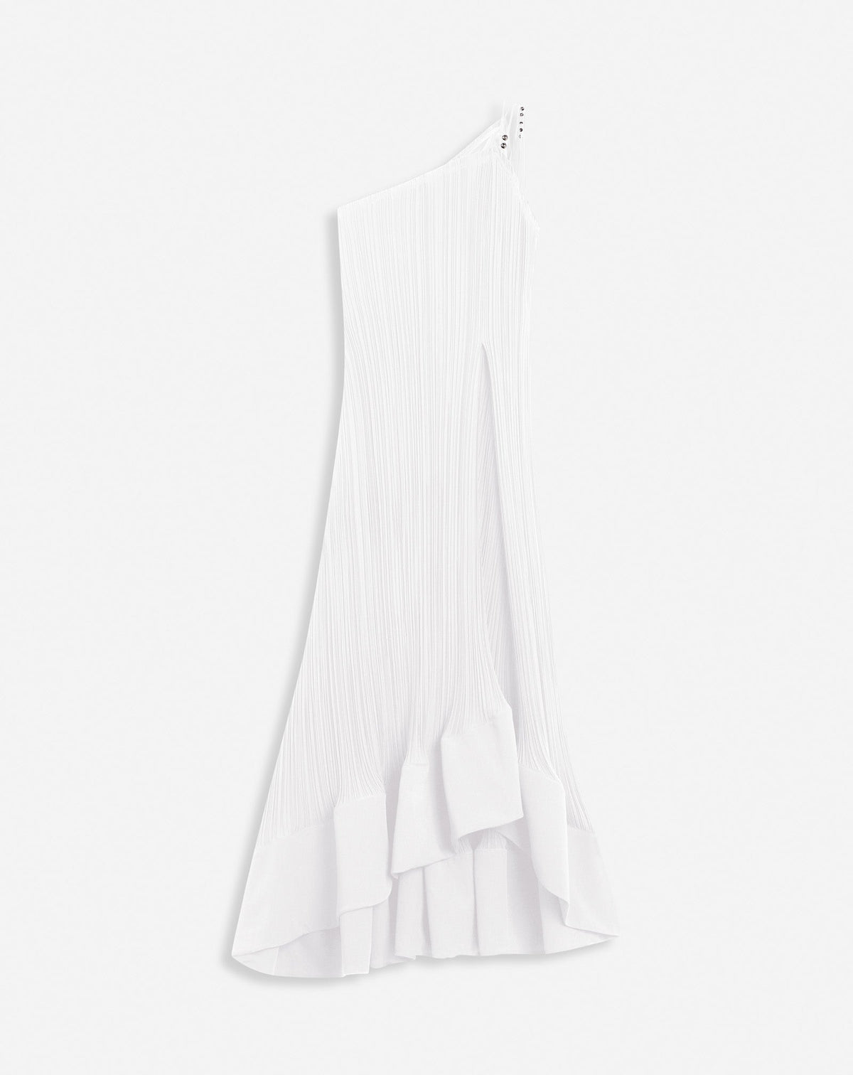 Robe asymétrique - Blanc Casse