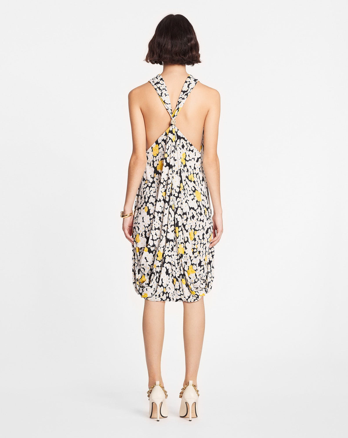 Robe courte sans manches - Noir