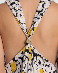 Robe courte sans manches - Noir