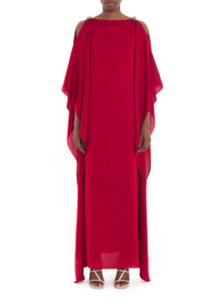 Aria - robe caftan - Carmin