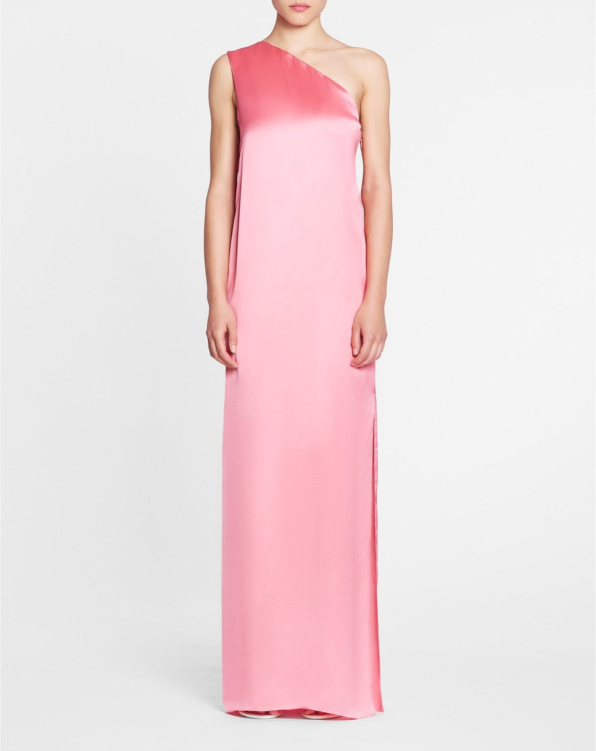Robe longue asymétrique détail ruban - Venus