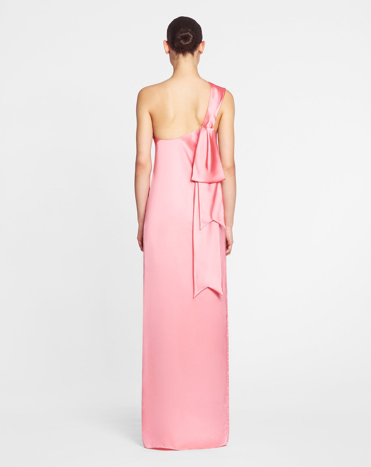 Robe longue asymétrique détail ruban - Venus