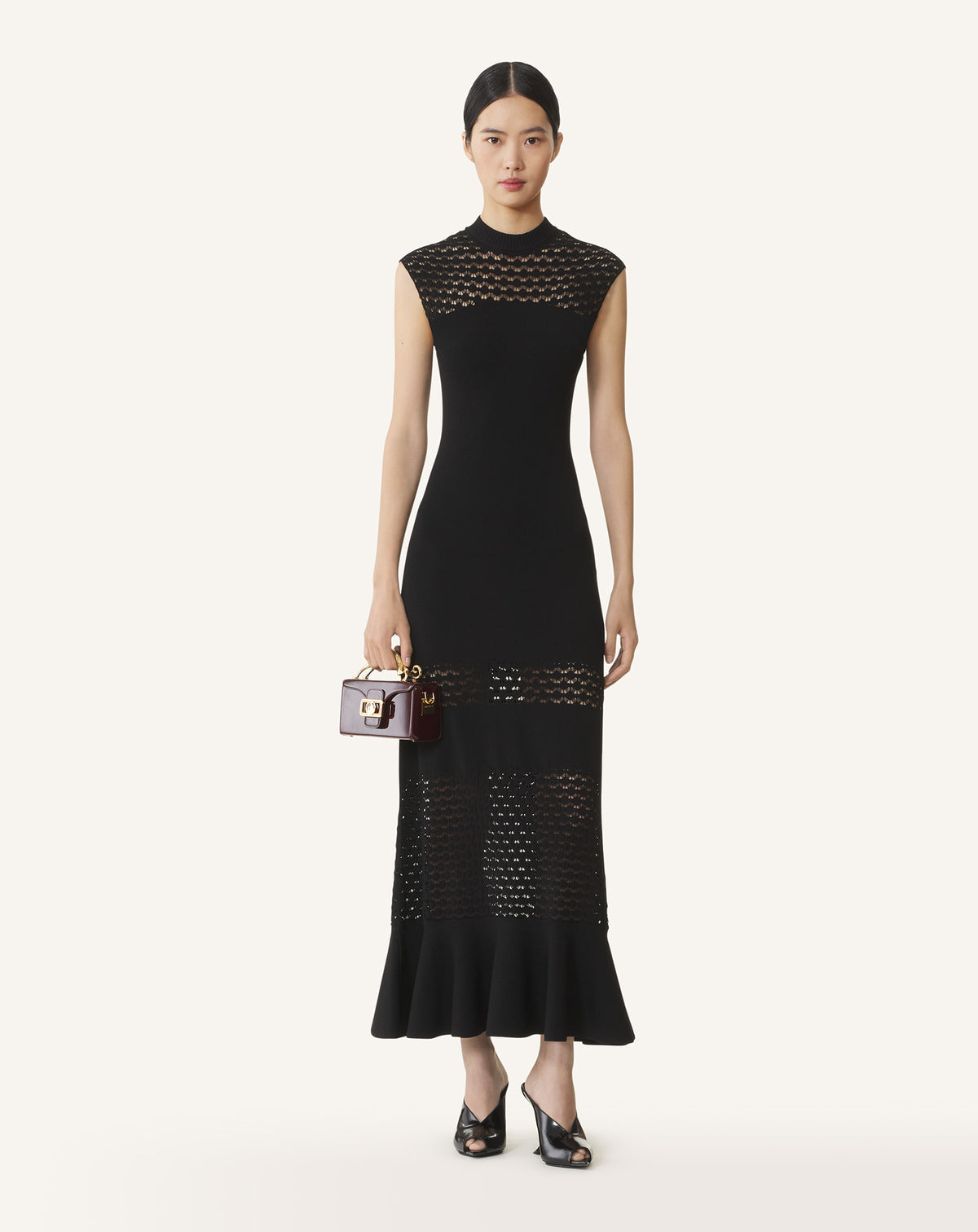 Robe dentelle - Noir