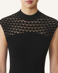 Robe dentelle - Noir