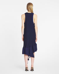 ZZNO STOCK ENCRE JAPONAISE ROBE SANS MANCHES EFFET CASCADE