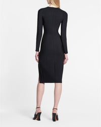Robe courte ajustée - Noir