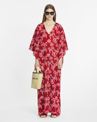 Robe caftan - Carmin