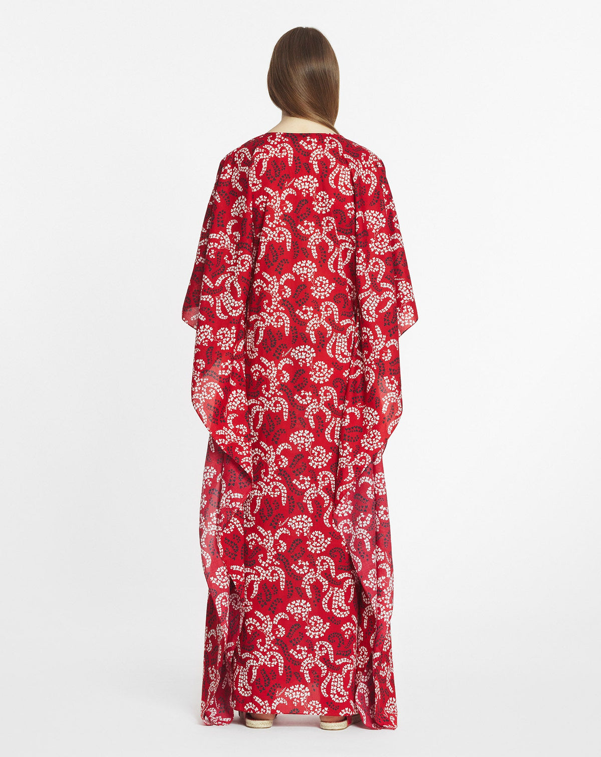 Robe caftan - Carmin