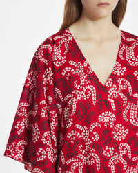 Robe caftan - Carmin