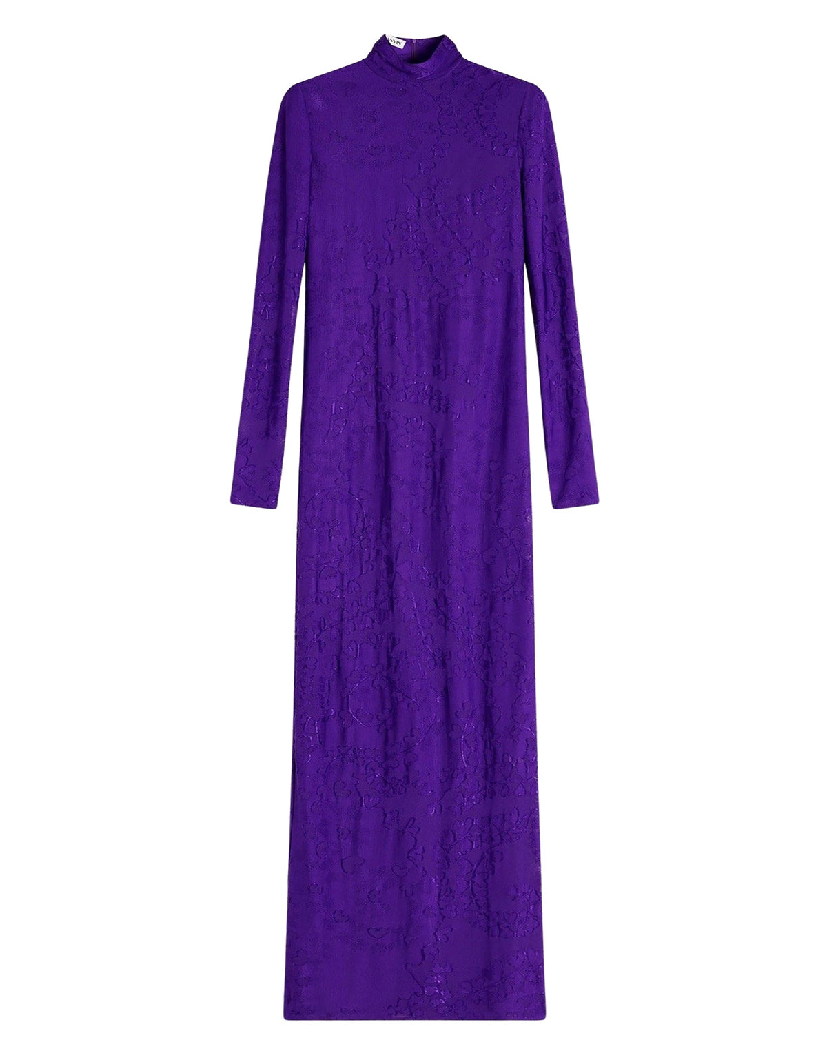 Aede - robe longue en jacquard - Anemone