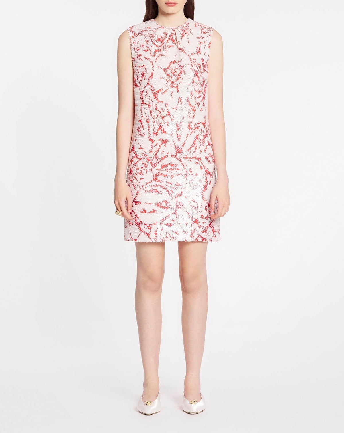 Robe courte imprimée - Coquelicot