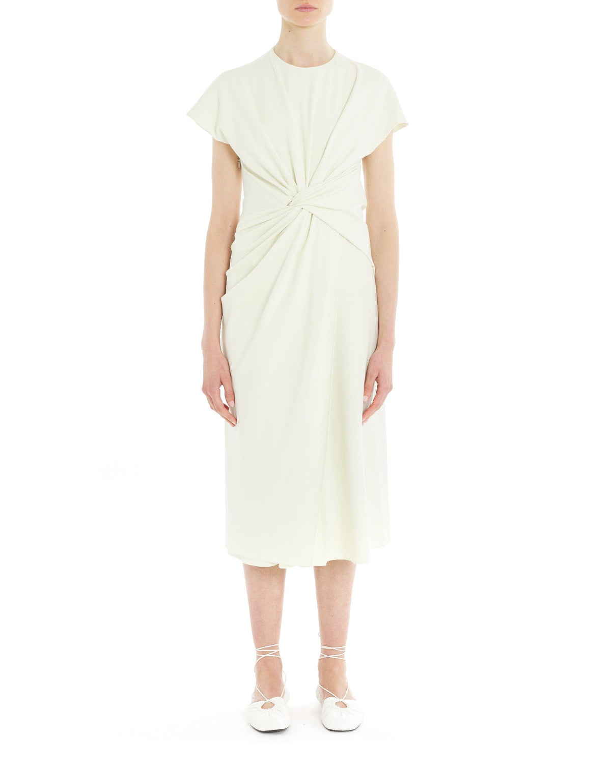 Robe midi à noeud - Hortensia