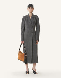 Robe tailleur - Gris fonce chine