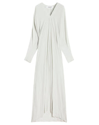 Robe caftan en tissu - Sauge