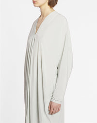 Robe caftan en tissu - Sauge