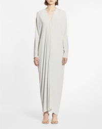 Robe caftan en tissu - Sauge