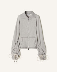 Veste zippée cintrée - Gris chine