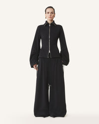 Veste zippée cintrée - Noir
