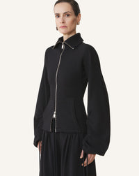 Veste zippée cintrée - Noir