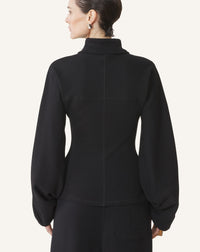 Veste zippée cintrée - Noir