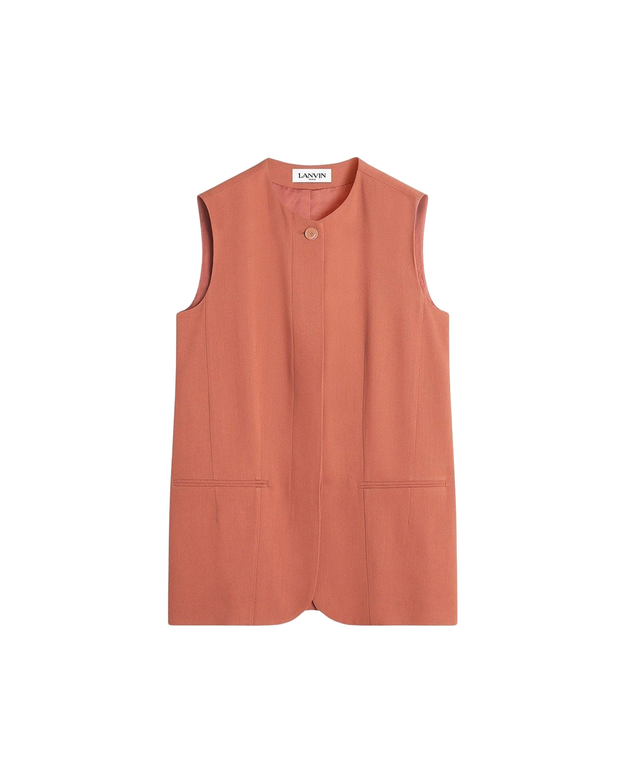 Veste sans manches en laine mélangée - Jaspe