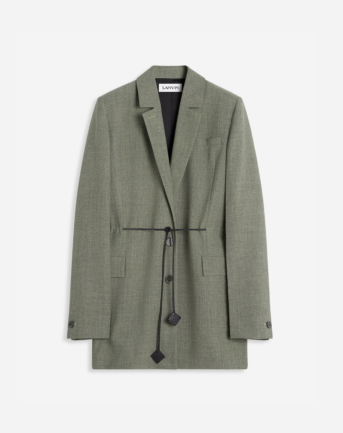 ZZNO STOCK LIN VESTE DÉCONSTRUITE EN MOULINÉ