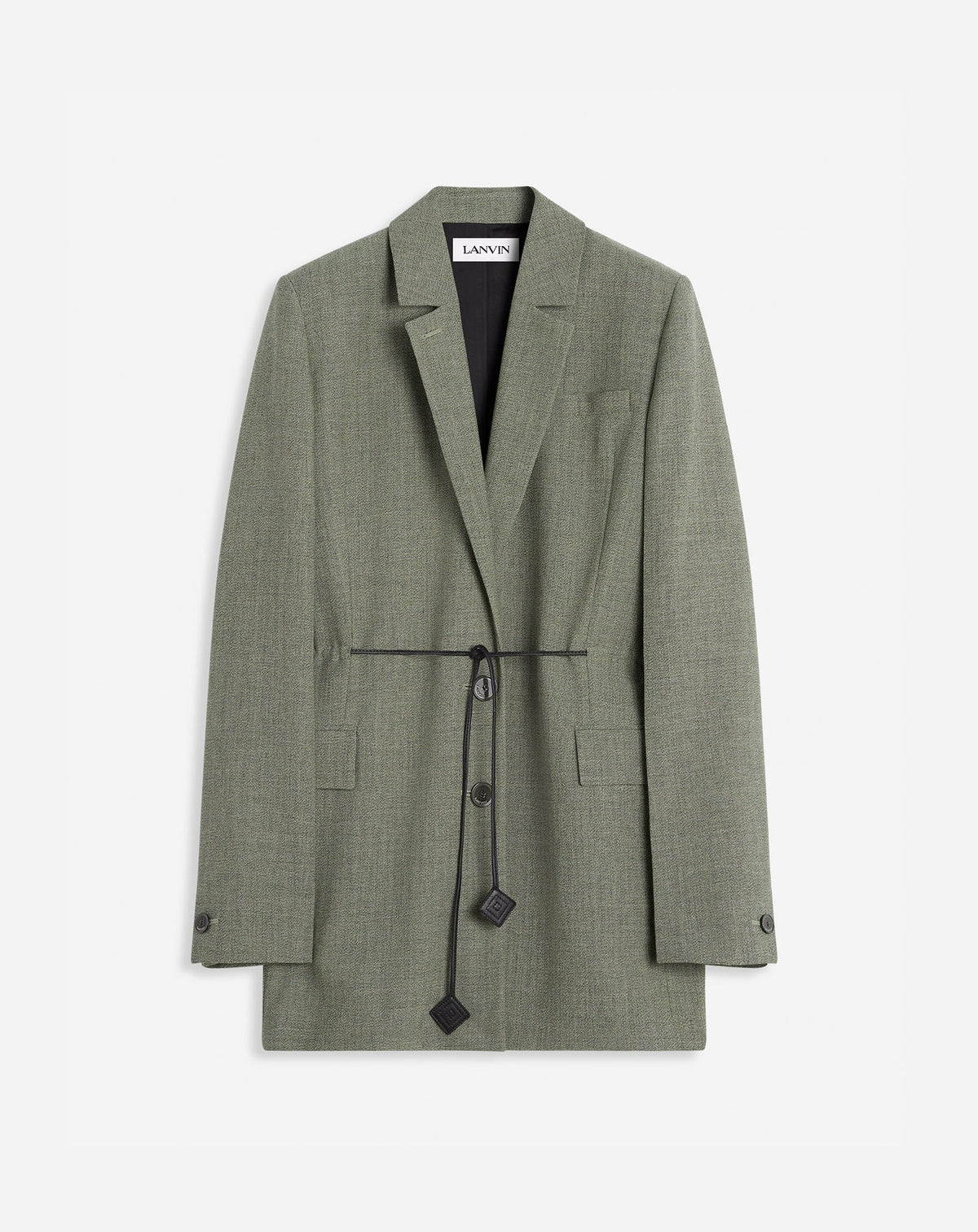 Veste déconstruite en mouliné - Lin