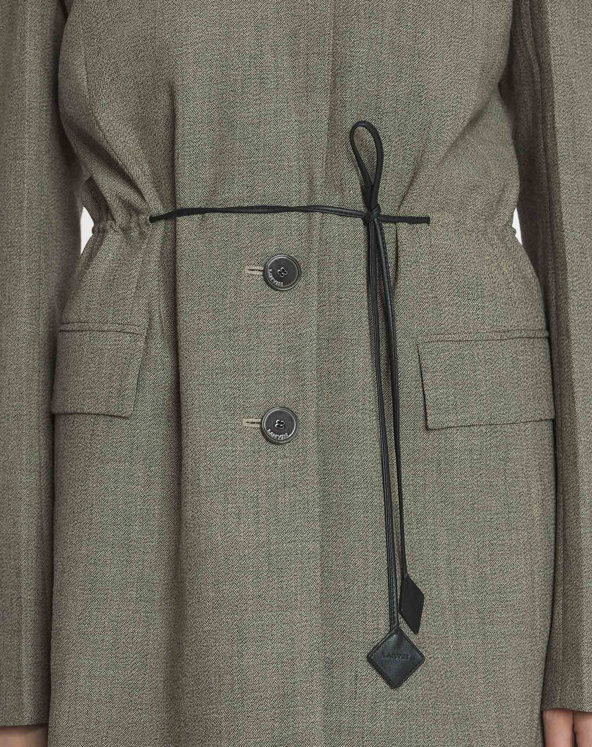 Veste déconstruite en mouliné - Lin