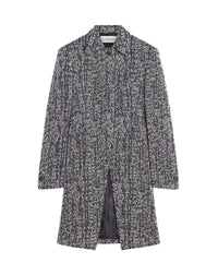 Veste longue cintrée - Noir & Blanc