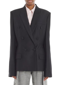 Veste double boutonnage - Noir