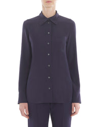 Chemise classique en soie - Encre Japonaise
