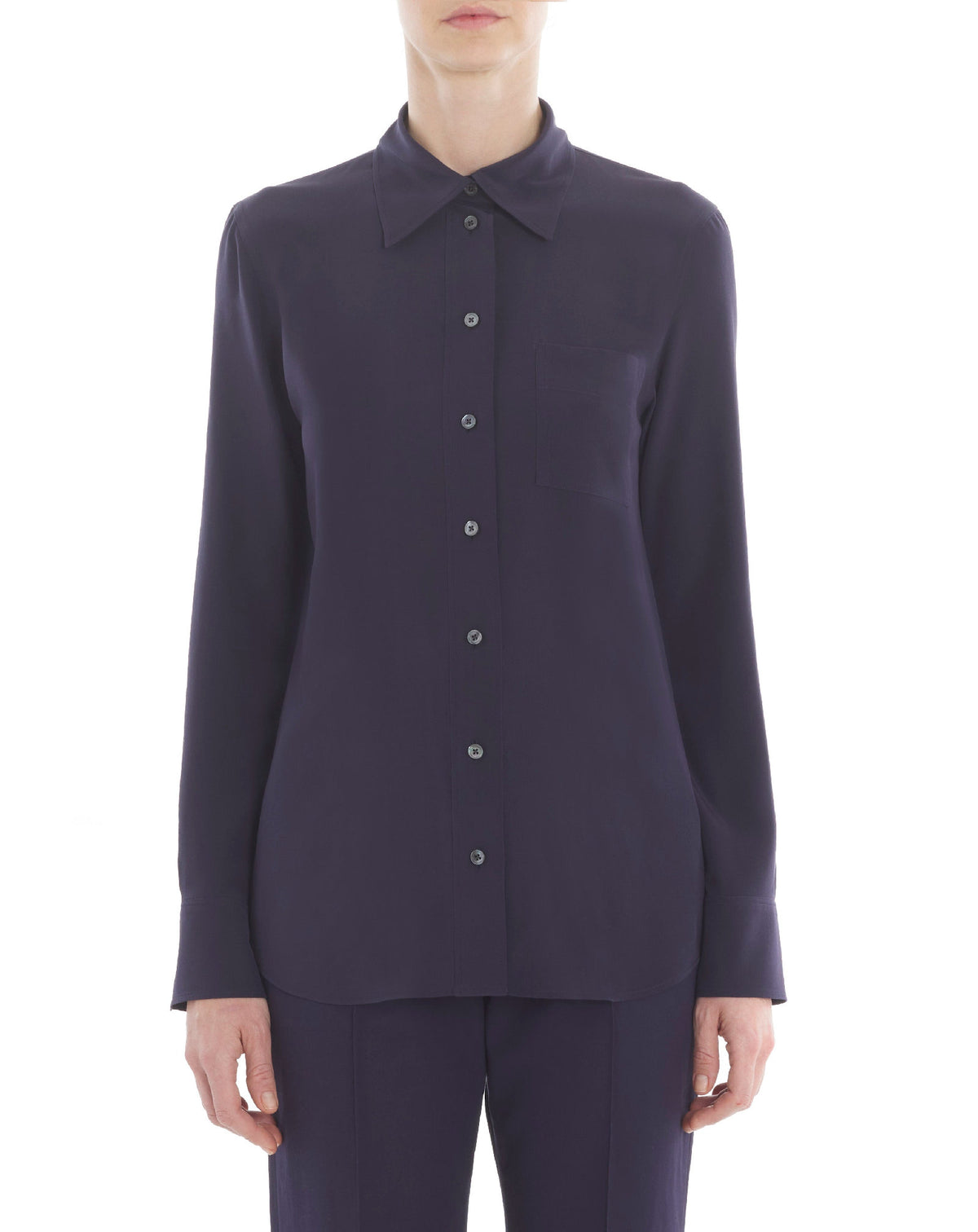 Chemise classique en soie - Encre Japonaise