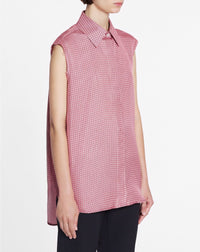 ZZNO STOCK BOIS DE ROSE SLEEVELESS COCOON TUNIC SHIRT
