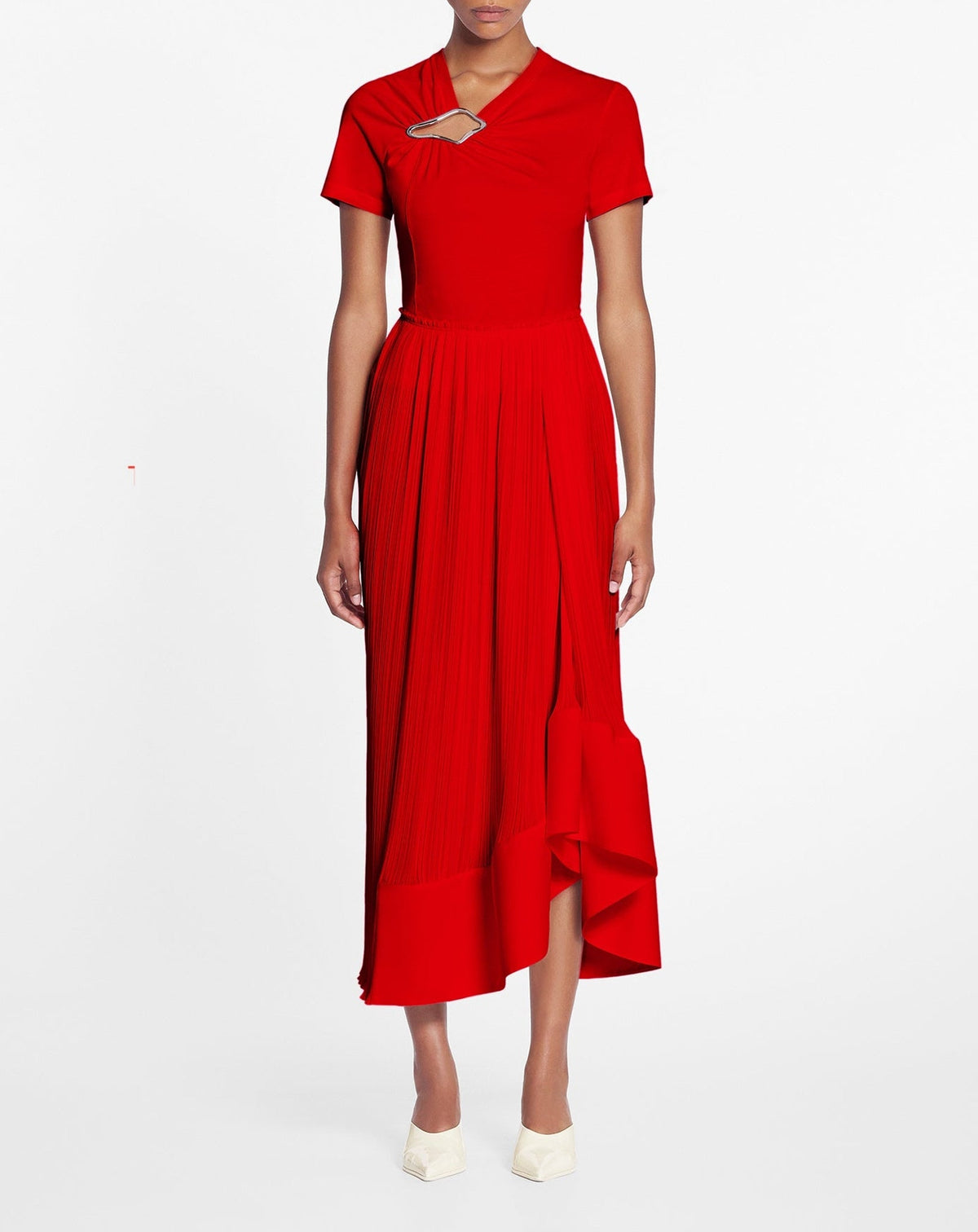 Jupe à taille haute - Flamme
