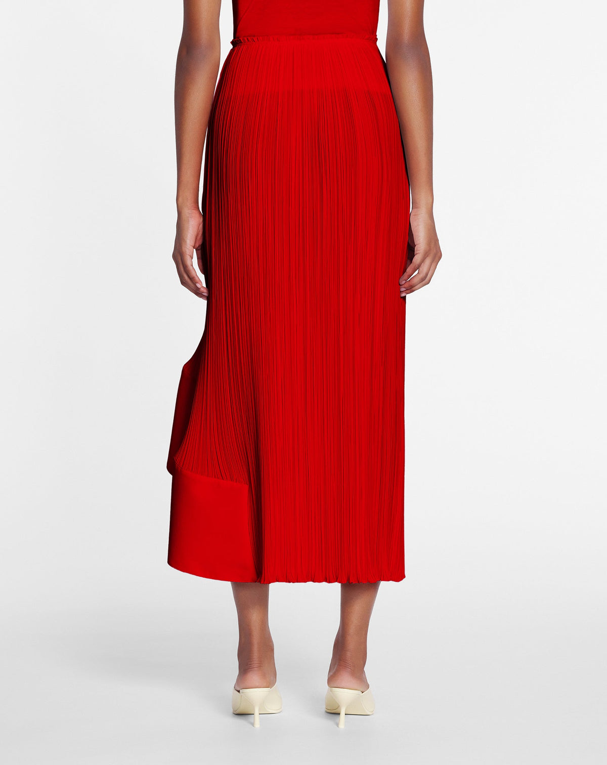 Jupe à taille haute - Flamme