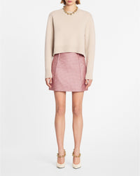 ZZNO STOCK BOIS DE ROSE A-LINE SHORT SKIRT