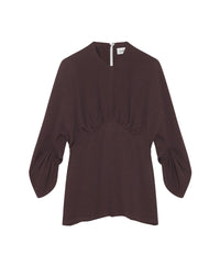 Blouse manches 3/4 - Cacao