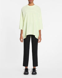 Blouse à manches courtes en soie - Citron