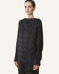Haut col bateau - Noir