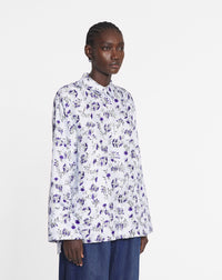 Chemise ample imprimée - Chambray